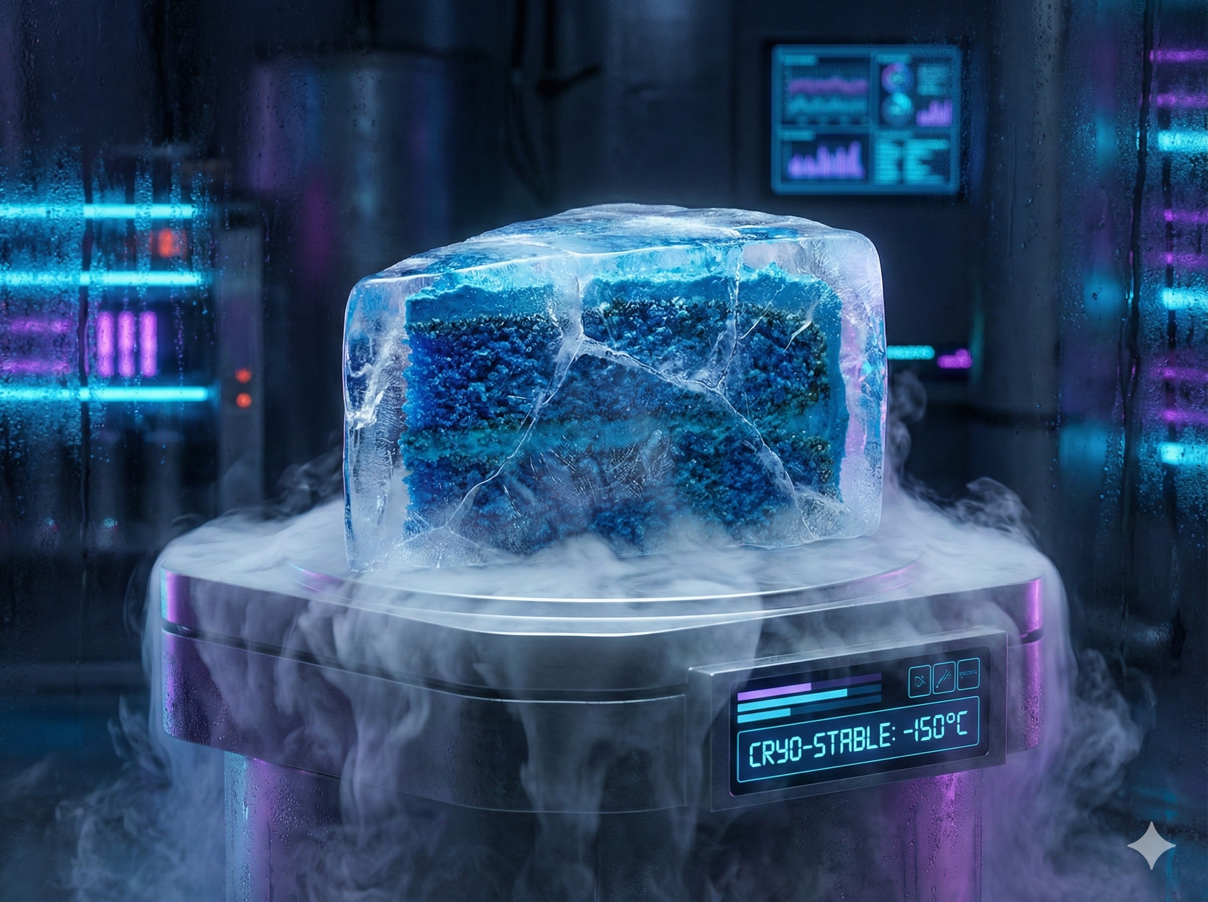Cryo-Frozen Cake
